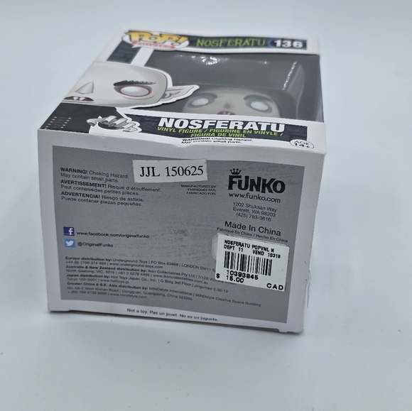 Funko POP! Nosferatu #136 Vinyl Figure - Picture 7 of 9